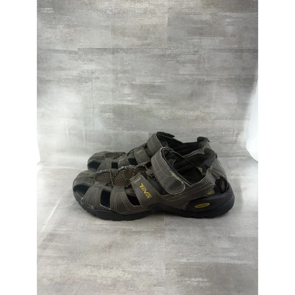 Teva Omnium Men Brown Closed Toe Hiking Sport Sandals 1001111 Size 9
